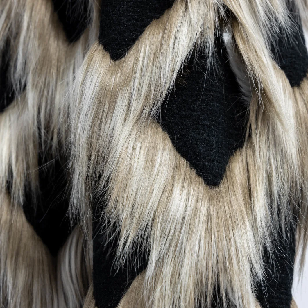 Distributor Wholesale Winter Women Jacket Long Sleeves Faux Fur Loose Fashion Coat