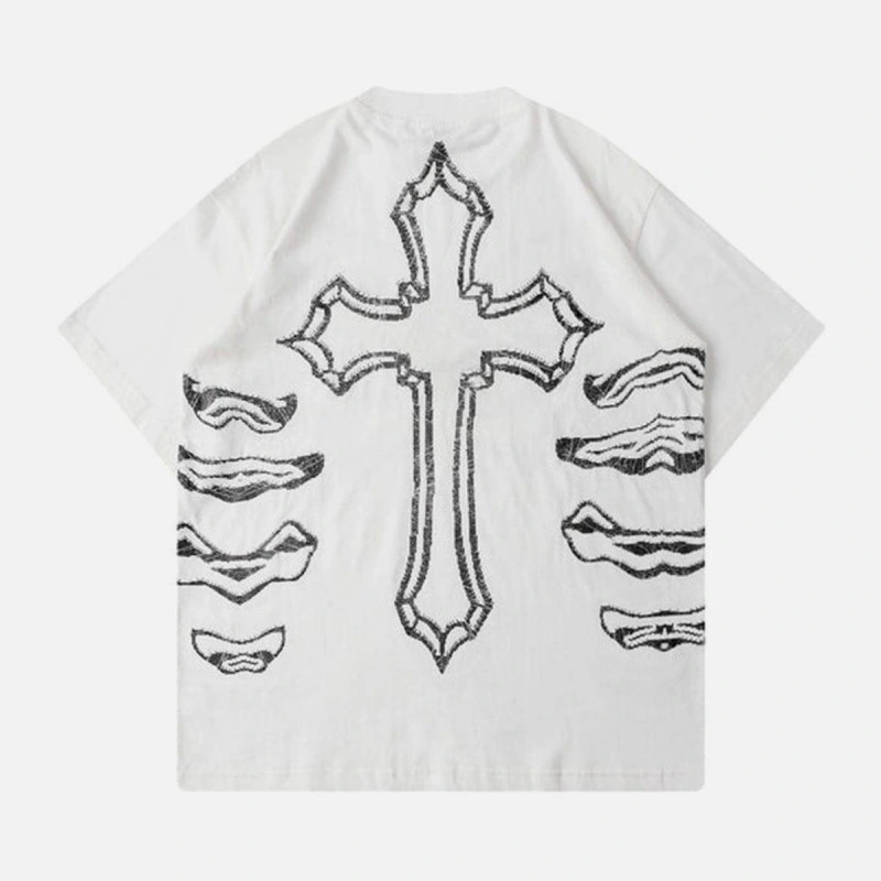 100% Cotton High Quality Cross Cotton Graphic Tee