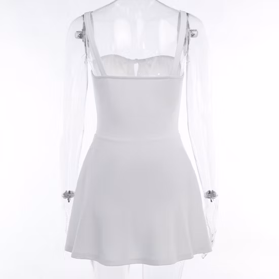 2022 Adjustable Shoulder Strap Bandage Mini Bodycon Slip Dress